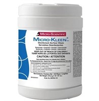Micro-Kleen 3 Surface Wipes disinfectant PH Neutrl