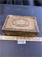 Very Old Wooden Cigar Box