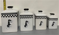 Schnauzer Porcelain Jars - Linens n Things