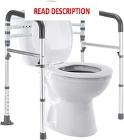 $56  Adjustable Toilet Safety Rails  Foldable Fram