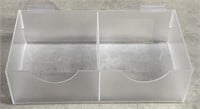(R) Plastic 2 Compartment Shelving/Drawer, 23? x
