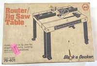 (R) Black & Decker Router/Jig Saw Table, Model