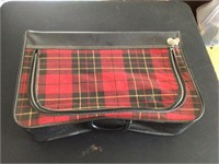 Vintage Plaid Suitcase