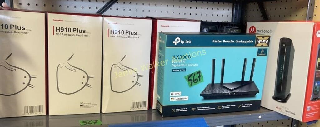 Shelf Lot New In Box Tp-link Gigabit Wi-fi 6