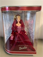 NIB Holiday Celebration Barbie 2002 Christmas