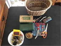 Basket of Sewing Accessories