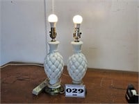 2 lamps - no shades