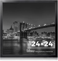 Annecy 24x24 Black Picture Frame  1 Pack