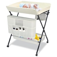 Edostory Baby Table  Adjustable  Beige