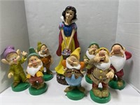 Snow White and the Seven Dwarfs Plastic Statues