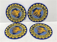Illinois State Police Patch 4 " D ( 4 patches )