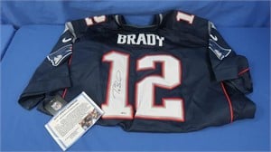 Authenticated Autographed Tom Brady Football