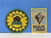 Kansas Fish and Game Commission Round Crest.