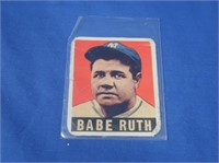 1949 Babe Ruth Baseball Card