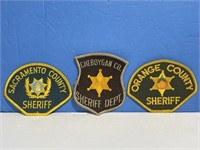 USA County Sheriff's Uniform Dress Patches: