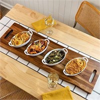 NEW Large Acacia Serving Board with Handles