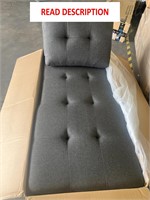 Lilola Home Sectional Sofa  Dark Gray  Linen