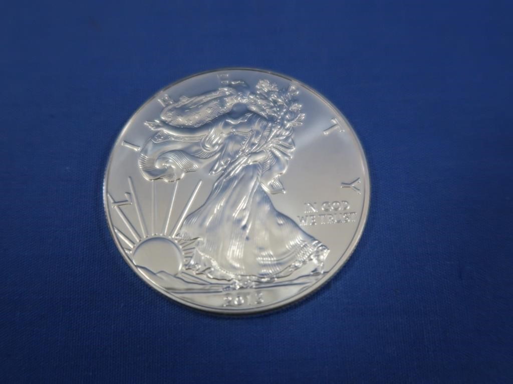 2013 .999 Fine Silver Walking Liberty-1.0 oz.