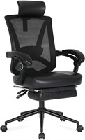 Misolant Ergonomic Office Chair with Footrest