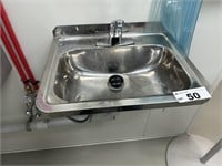 S/S Single Bowl Hand Basin with Fittings
