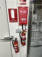Fire Blanket & 2 Fire Extinguishers