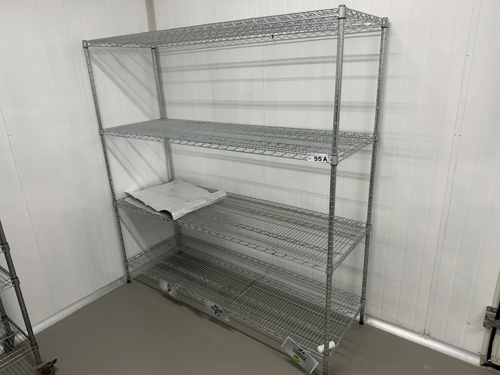 Steel 4 Tiered Adjustable Coolroom Shelf