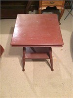 Antique Square Parlor Table