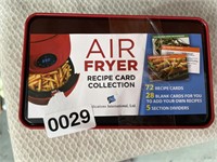 AIR FRYER RECIPE CARD COLLECTION RETAIL $20