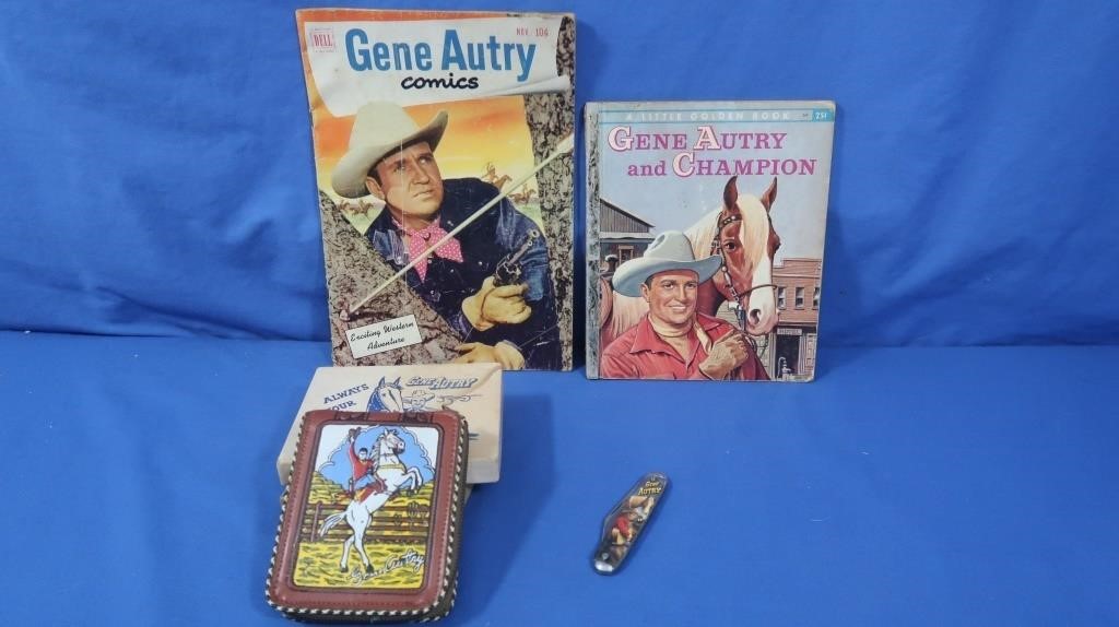 Vintage Gene Autry Golden Book, Comic Book,