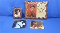 Framed Elvis Prints, Clock
