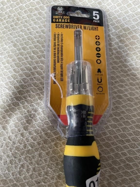 SCREWDRIVER W LIGHT