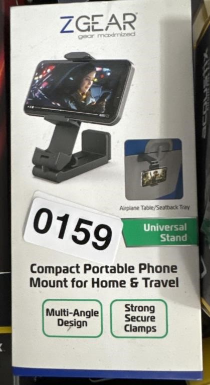 ZGEAR TRAVEL PHONE MOUNT RETAIL $20
