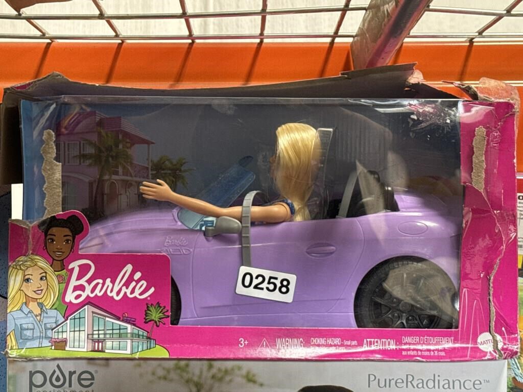 BARBIE CAR RETAIL $30