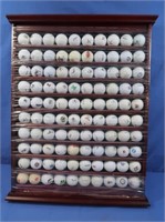 Golf Ball Collecting Rack w/Golf Balls