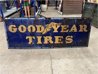 SCREENPRINT OF AN OLD GOODYEAR SIGN ON PERSPEX