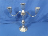 Sterling Silver Weighted Candelabra