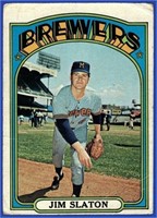 1972 Topps Baseball High #744 Jim Slaton