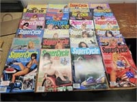 32 Vintage SUPER CYCLE Magazines