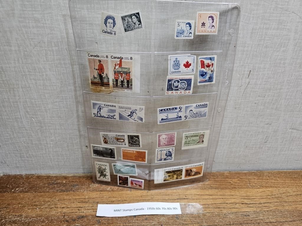 MINT Stamps Canada - 1950s 60s 70s 80s 90s