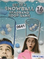 SNOWBALL HEADBAND HOOP GAME