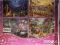 DISNEY PRINCESS THOMAS KINKADE PUZZLE RETAIL $20