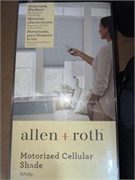 ALLEN AND ROTH MOTORIZED CELLULAR SHADE RETAIL $70