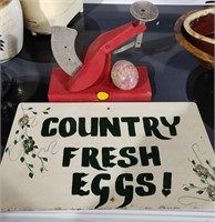 Egg Scale, Sign & Marble Egg