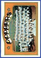 1972 Topps Baseball #522 LA Dodgers Team VG-EX
