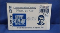 Admit One Ticket 1995 Jimmy Stewart Museum Ticket