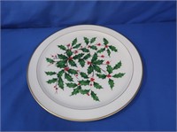 Lenox Christmas Holly Plate