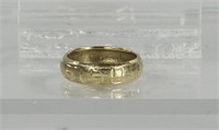 14K GOLD RING BAND SIZE 9 AND 1.6g