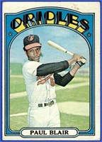 1972 Topps Baseball High #660 Paul Blair