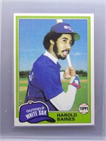 Harold Baines 1981 Topps Rookie