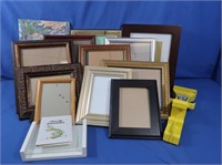 7 Picture Frames 8x10", 3-5x7"